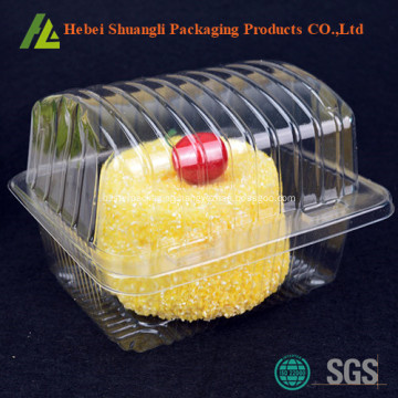 Clear transparent plastic cake box for sale
